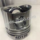 4D120 Koparka Części silnika Tłok 44 mm Diamater z aluminium Materiał
